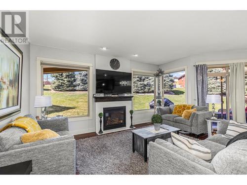 4145 Solana Place, West Kelowna, BC - Indoor Photo Showing Living Room With Fireplace