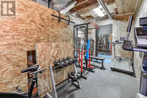 11617 Pretty Road, Lake Country, BC - Indoor Photo Showing Gym Room