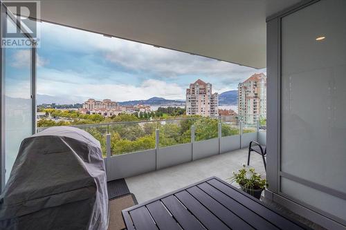 1181 Sunset Drive Unit# 706, Kelowna, BC - Outdoor With Balcony With Exterior