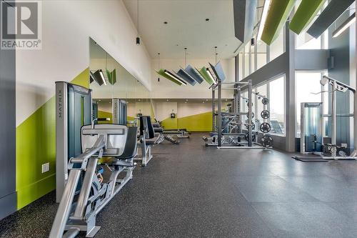 1181 Sunset Drive Unit# 706, Kelowna, BC - Indoor Photo Showing Gym Room