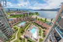1128 Sunset Drive Unit# 1402, Kelowna, BC  - Outdoor With Body Of Water With In Ground Pool With View 