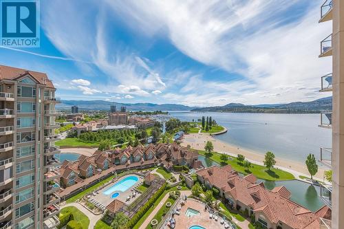 1128 Sunset Drive Unit# 1402, Kelowna, BC - Outdoor With Body Of Water With View