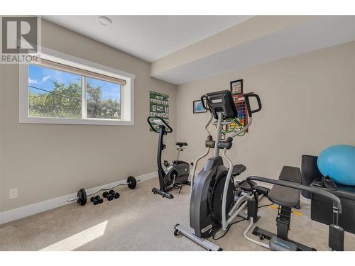 4511 Crawford Road, Lake Country, BC - Indoor Photo Showing Gym Room