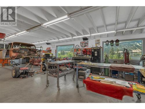 4511 Crawford Road, Lake Country, BC - Indoor Photo Showing Garage