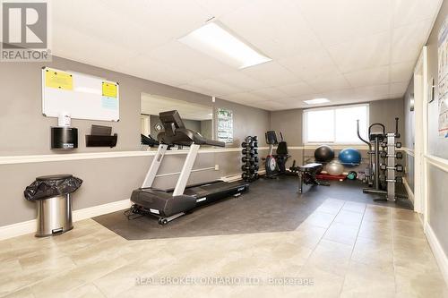 1005 - 64 Benton Street, Kitchener, ON - Indoor Photo Showing Gym Room