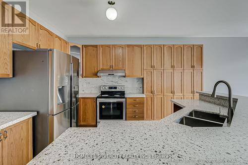 3 Mario Street, Brampton (Brampton East), ON - Indoor Photo Showing Kitchen With Double Sink