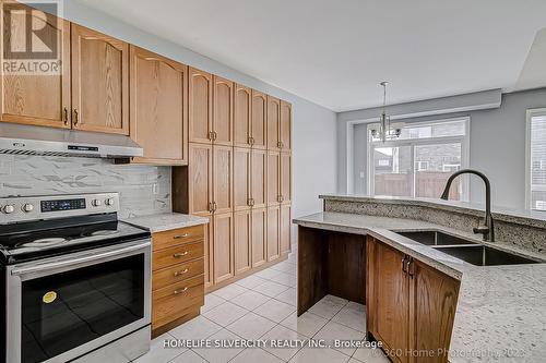 3 Mario Street, Brampton (Brampton East), ON - Indoor Photo Showing Kitchen With Double Sink