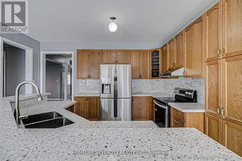 3 Mario Street, Brampton (Brampton East), ON - Indoor Photo Showing Kitchen With Double Sink