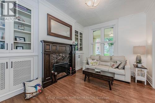 49 Mctague Street, Guelph, ON - Indoor Photo Showing Living Room With Fireplace