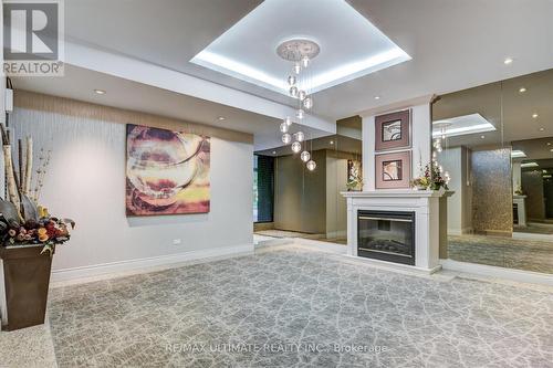 1908 - 260 Scarlett Road, Toronto, ON - Indoor With Fireplace
