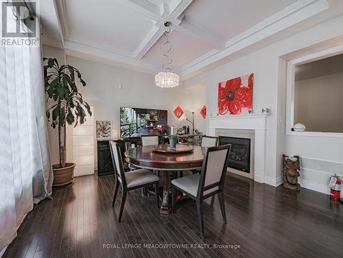 232 Niagara Trail, Halton Hills, ON - Indoor Photo Showing Dining Room With Fireplace