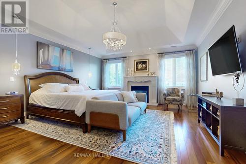 39 Valleyford Avenue, Richmond Hill, ON - Indoor Photo Showing Bedroom With Fireplace
