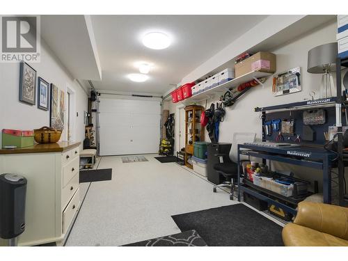 6971 Terazona Drive Lot# 439, Fintry, BC - Indoor Photo Showing Garage