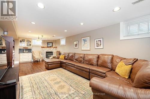 1561 Yew Street, Mississauga, ON - Indoor Photo Showing Living Room With Fireplace