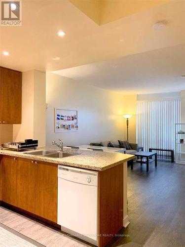 908 - 85 Bloor Street E, Toronto, ON - Indoor Photo Showing Kitchen With Double Sink