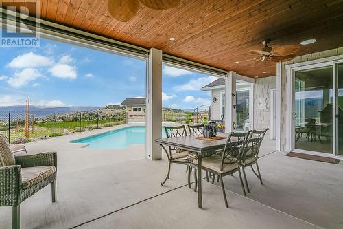 2880 Joe Riche Road, Kelowna, BC - Outdoor With In Ground Pool With Deck Patio Veranda With Exterior
