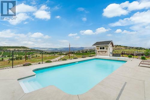 2880 Joe Riche Road, Kelowna, BC - Outdoor With In Ground Pool With View