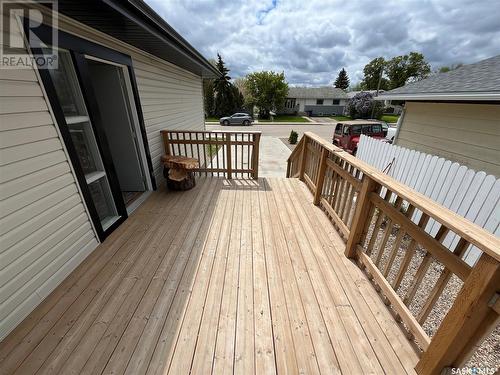 1022 Stadacona Street E, Moose Jaw, SK - Outdoor With Deck Patio Veranda With Exterior