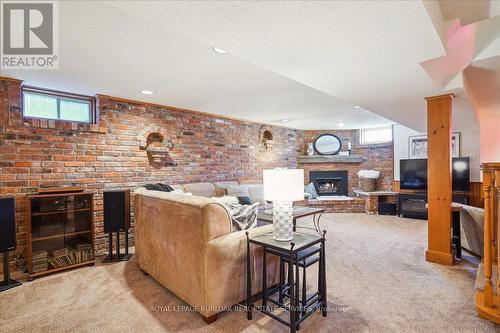 199 Penn Drive, Burlington, ON - Indoor With Fireplace