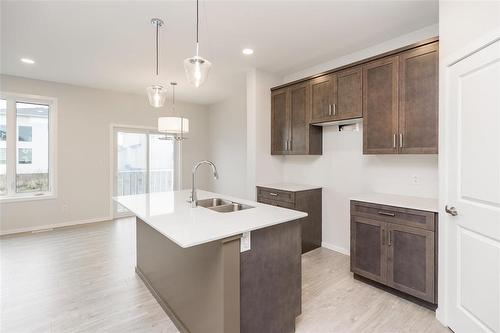 28 Elm Drive, West St Paul, MB - Indoor Photo Showing Kitchen With Double Sink