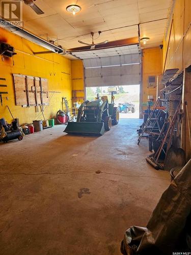 Bailey Acreage, Laporte, SK - Indoor Photo Showing Garage