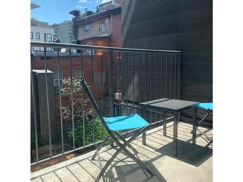 Balcon - 313-2118 Rue St-Dominique, Montréal (Ville-Marie), QC - Outdoor With Exterior