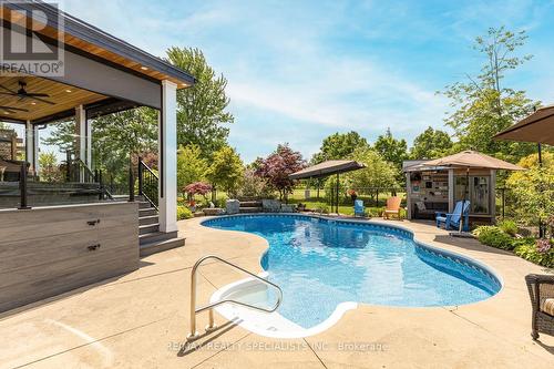 4152 Arbourfield Drive, Burlington, ON - Outdoor With In Ground Pool With Backyard