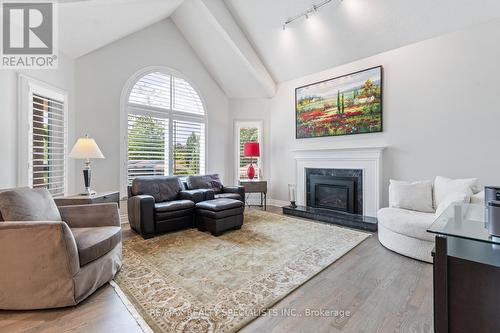 4152 Arbourfield Drive, Burlington, ON - Indoor Photo Showing Living Room With Fireplace