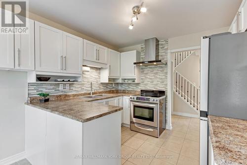 1166 Kell Street, Innisfil, ON - Indoor Photo Showing Kitchen With Stainless Steel Kitchen With Double Sink