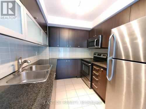 2411 - 275 Yorkland Road, Toronto, ON - Indoor Photo Showing Kitchen With Stainless Steel Kitchen With Double Sink