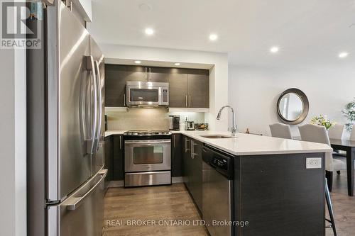 701 - 85 East Liberty Street, Toronto, ON - Indoor Photo Showing Kitchen With Stainless Steel Kitchen With Upgraded Kitchen