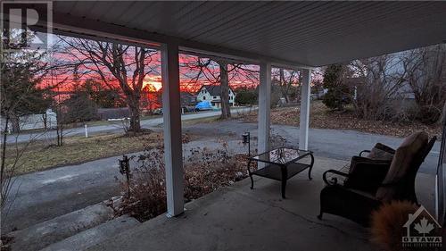 Beautiful Sunset from the front Porch - 171 Gardiner Shore Road, Carleton Place, ON - Outdoor With Deck Patio Veranda