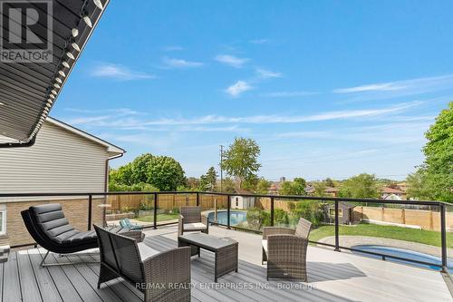 3607 Swirlingleaves Crescent, Mississauga, ON - Outdoor With Deck Patio Veranda With Exterior
