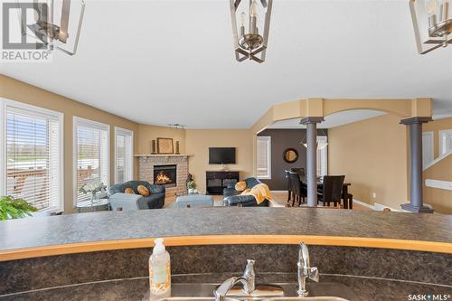 233 Wood Lily Drive, Moose Jaw, SK - Indoor With Fireplace