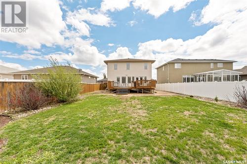 233 Wood Lily Drive, Moose Jaw, SK - Outdoor With Deck Patio Veranda With Backyard