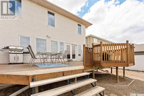 233 Wood Lily Drive, Moose Jaw, SK - Outdoor With Deck Patio Veranda With Exterior