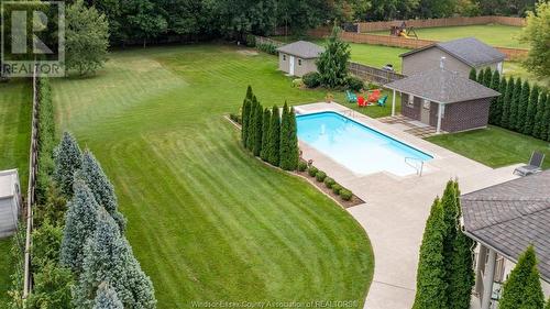 6515 Matchette Road, Lasalle, ON - Outdoor With In Ground Pool With Backyard