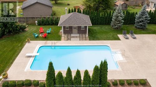 6515 Matchette Road, Lasalle, ON - Outdoor With In Ground Pool With Backyard