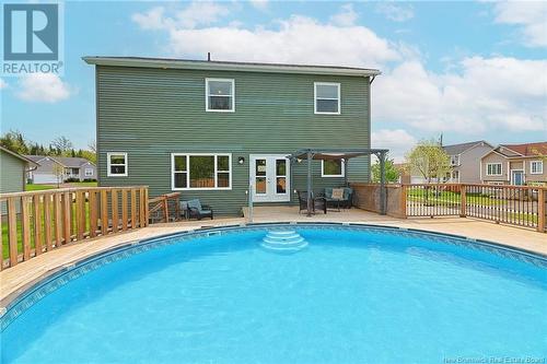 5 Entlebucher Court, Fredericton, NB - Outdoor With In Ground Pool With Deck Patio Veranda With Exterior