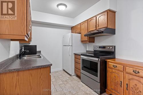 304 - 3355 Sandwich Street, Windsor, ON - Indoor Photo Showing Kitchen With Double Sink