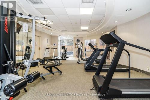 718 - 16 Dallimore Circle, Toronto, ON - Indoor Photo Showing Gym Room
