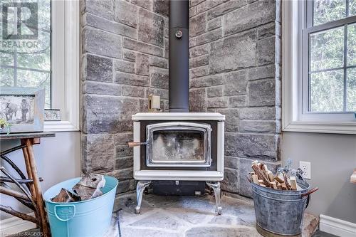851 East Road, Northern Bruce Peninsula, ON - Indoor With Fireplace