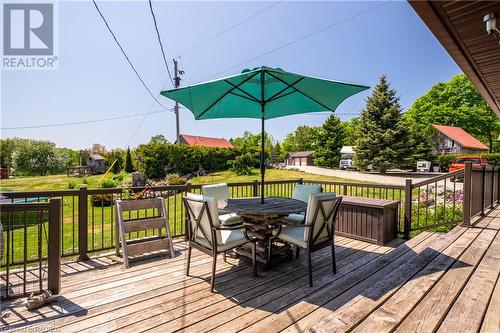 851 East Road, Northern Bruce Peninsula, ON - Outdoor With Deck Patio Veranda With Exterior
