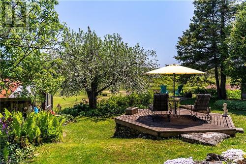 851 East Road, Northern Bruce Peninsula, ON - Outdoor With Backyard
