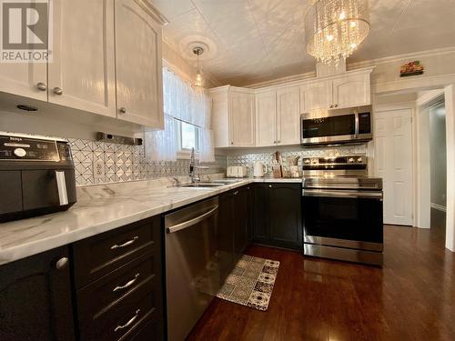 210 Main Street, Lewisporte, NL - Indoor Photo Showing Kitchen With Double Sink