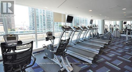 3402 - 18 Yonge Street, Toronto, ON - Indoor Photo Showing Gym Room