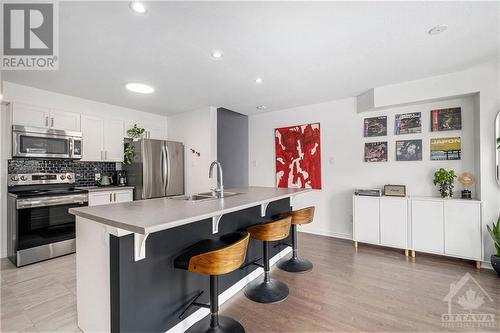 804 Element Private, Ottawa, ON - Indoor Photo Showing Kitchen With Double Sink