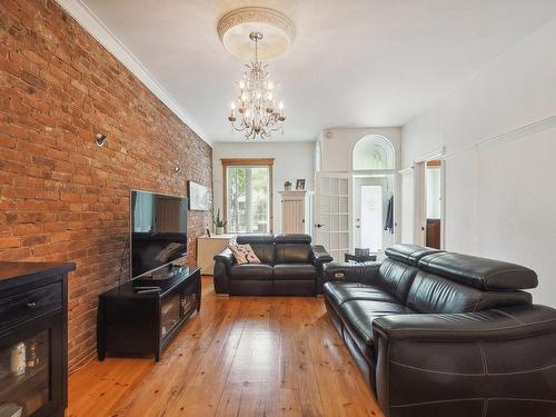 Vue d'ensemble - 3460  - 3468 Rue La Fontaine, Montréal (Mercier/Hochelaga-Maisonneuve), QC - Indoor Photo Showing Living Room With Fireplace