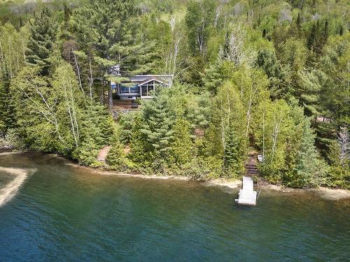 Photo aÃ©rienne - 468 Ch. Du Lac-Sylvère, Saint-Donat, QC - Outdoor With Body Of Water With View