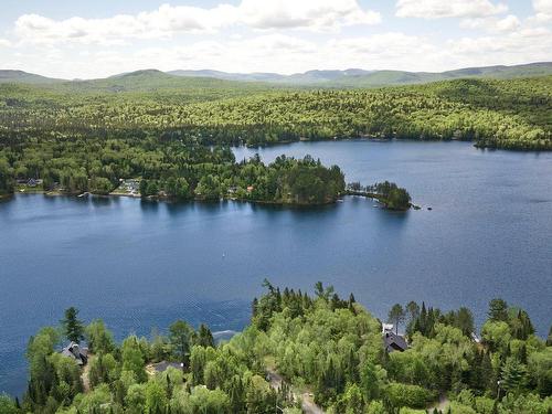 Photo aÃ©rienne - 468 Ch. Du Lac-Sylvère, Saint-Donat, QC - Outdoor With Body Of Water With View